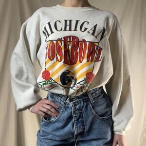 Vintage 1989 Michigan Rose Bowl crewneck